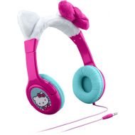 Bestbuy eKids - Hello Kitty Wired Stereo Headphones - White/Pink/Blue