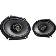 Bestbuy Kenwood - 6" x 8" 3-Way Car Speakers with Polypropylene Cones (Pair) - Black