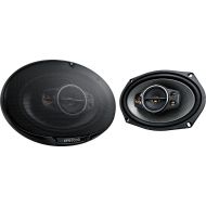 Bestbuy Kenwood - 6" x 9" 5-Way Car Speakers with Polypropylene Cones (Pair) - Silver