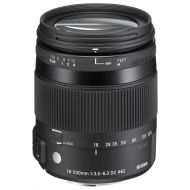Bestbuy Sigma - 18-200mm f3.5-6.3 DC Macro OS HSM Contemporary All-in-One Zoom Lens for Nikon - Black