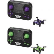 Bestbuy GPX - Sky Rider Quadcopter with Remote Controller (2-Pack) - PurpleGreen