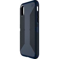 Bestbuy Speck - Presidio Grip Case for Apple iPhone X and XS - Black/blue