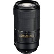 Bestbuy Nikon - AF-P NIKKOR 70-300mm f4.5-5.6E ED VR Telephoto Zoom Lens for Nikon F-mount cameras - Black