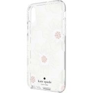 Bestbuy kate spade new york - Case for Apple iPhone X and XS - Cream with stoneshollyhock floral clear