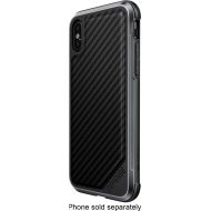 Bestbuy X-Doria - Defense Lux Case for Apple iPhone X and XS - Black carbon fiber