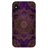 Bestbuy ArtsCase - StrongFit Designers Case for Apple iPhone X and XS - YellowPurple