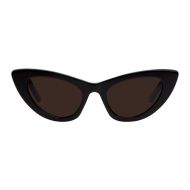 Saint Laurent Black Lily Cat-Eye Sunglasses