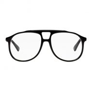 Gucci Black Pilot Frame Glasses