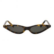 George Keburia Tortoiseshell Micro Cat-Eye Sunglasses