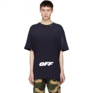 Off-White Blue Wing Off Logo T-Shirt