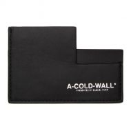 A-Cold-Wall* Black Leather Card Holder