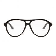 Dior Black Montaigne Aviator Glasses