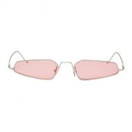NOR Silver & Pink Dimensions Micro Sunglasses
