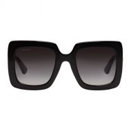 Gucci Black Oversized Rectangular Sunglasses