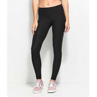 ALMOST FAMOUS Almost Famous Peached Black Jersey Leggings