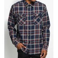 DARK SEAS Dark Seas Goleta Navy Flannel Shirt