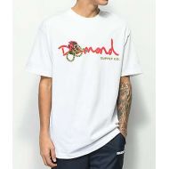 DIAMOND SUPPLY Diamond Supply Co. Rose Snake OG Script White T-Shirt