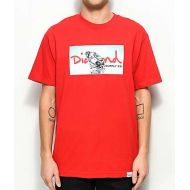 DIAMOND SUPPLY Diamond Supply Co. Transparent Red T-Shirt