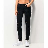 EMPYRE Empyre Tessa Shredded Black Skinny Jeans
