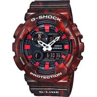 G-SHOCK G-Shock G-Lide GAX100MB-4A Red Marble Analog & Digital Watch