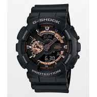 G-SHOCK G-Shock GA-110RG-1A Black & Rose Gold Analog Watch