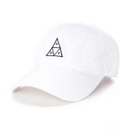 HUF Triple Triangle White Polo Strapback Hat