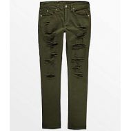 NINTH HALL Ninth Hall Rogue Olive Destroyed Sinny Fit Jeans