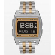 NIXON WATCHES Nixon Base Silver & Light Gold Digital Watch