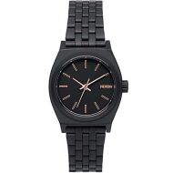 NIXON WATCHES Nixon Small Time Teller All Black & Rose Gold Watch