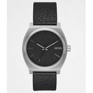NIXON WATCHES Nixon Time Teller Leather Black, Gunmetal & Black Watch