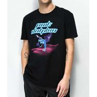 PINK DOLPHIN Pink Dolphin Leap Grid Black T-Shirt