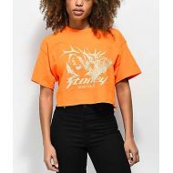 POST MALONE Post Malone Stoney Buck Hunt Club Orange Crop T-Shirt