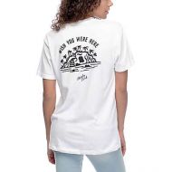 SKETCHY TANK Sketchy Tank Wish You Were Here White T-Shirt