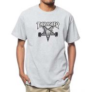 THRASHER Thrasher Skategoat Heather Grey T-Shirt