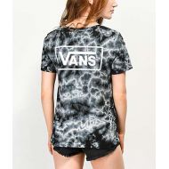 VANS Vans Checkerboard Black Tie Dye T-Shirt