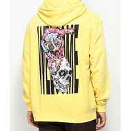 WELCOME SKATEBOARDS Welcome Loris Pigment Dyed Yellow Hoodie