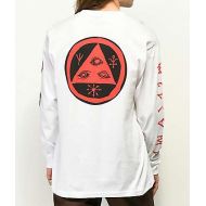 WELCOME SKATEBOARDS Welcome Sapien White Long Sleeve T-Shirt