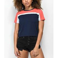 ZINE Zine Summer Navy & Coral T-Shirt