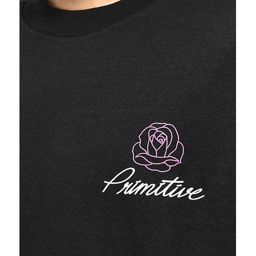  PRIMITIVE Primitive Rosey Black T-Shirt
