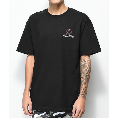  PRIMITIVE Primitive Rosey Black T-Shirt