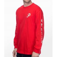 PRIMITIVE Primitive X Huy Fong Red Long Sleeve T-Shirt