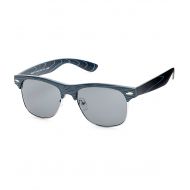 Zumiez Retro Black & Blue Wood Sunglasses
