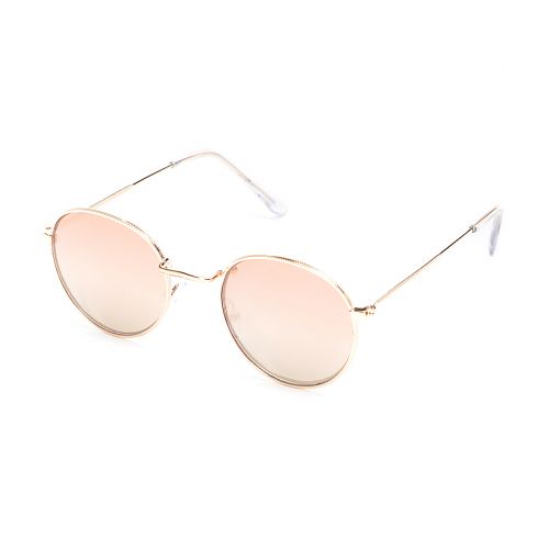  Zumiez Clubmaster Rose Gold Fashion Sunglasses