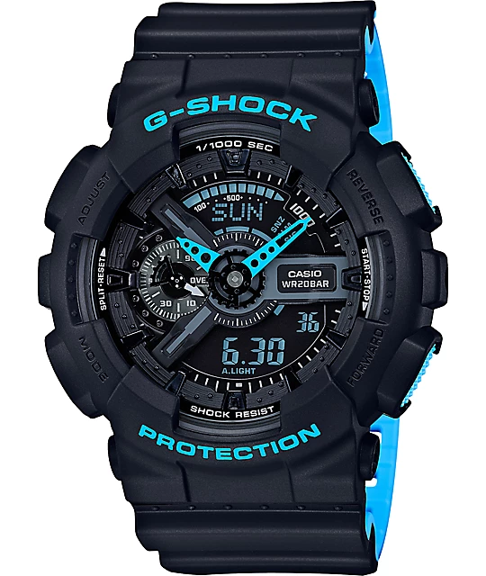 G-SHOCK G-Shock GA-110LN-1A Grey & Blue Watch