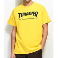 THRASHER Thrasher Skate Mag Yellow T-Shirt