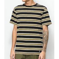 ZINE Zine Bonus Stripe Black & Tan T-Shirt