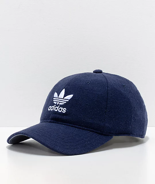 ADIDAS adidas Relaxed Navy Wool Dad Hat