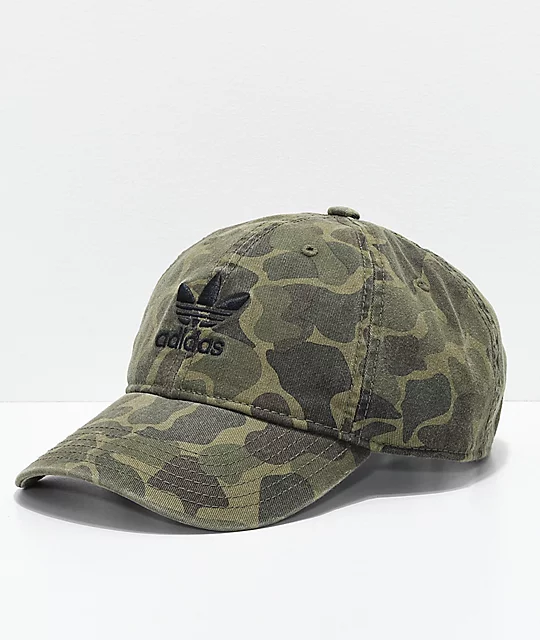 ADIDAS adidas Trefoil Camo Strapback Hat