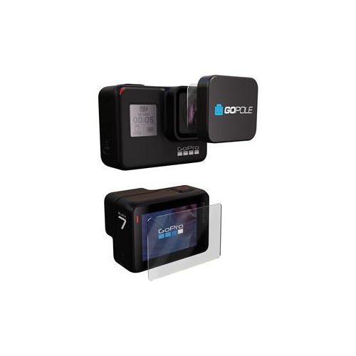  Adorama GoPole Lens + LCD Touchscreen Protection Kit for GoPro Hero 5 / Hero 6 GPPK-H5B-31