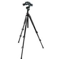Adorama Manfrotto 055XPRO3 3-section Aluminum Tripod with 3025 3D Junior Head Kit BGMT055XP33025